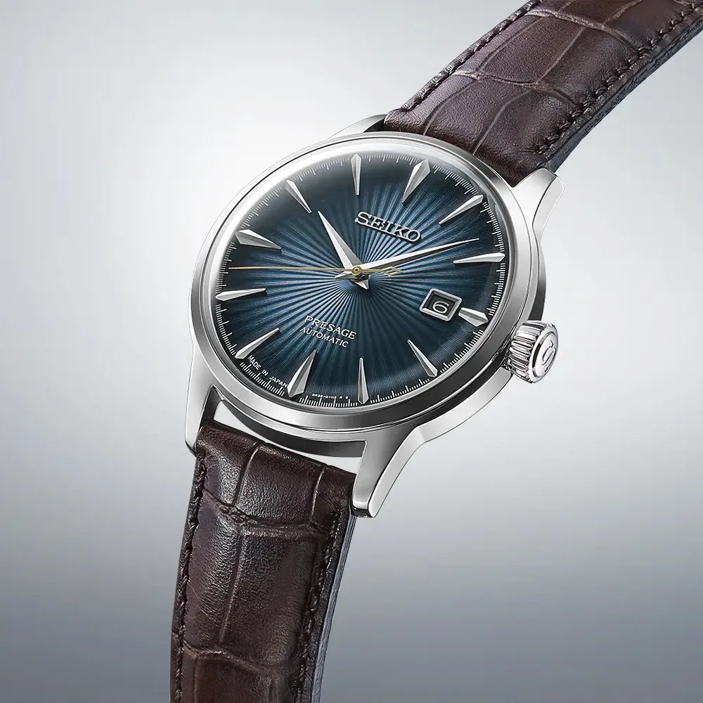 Seiko Presage "Midnight Blue Moon" Cocktail Time - SRPK15J1